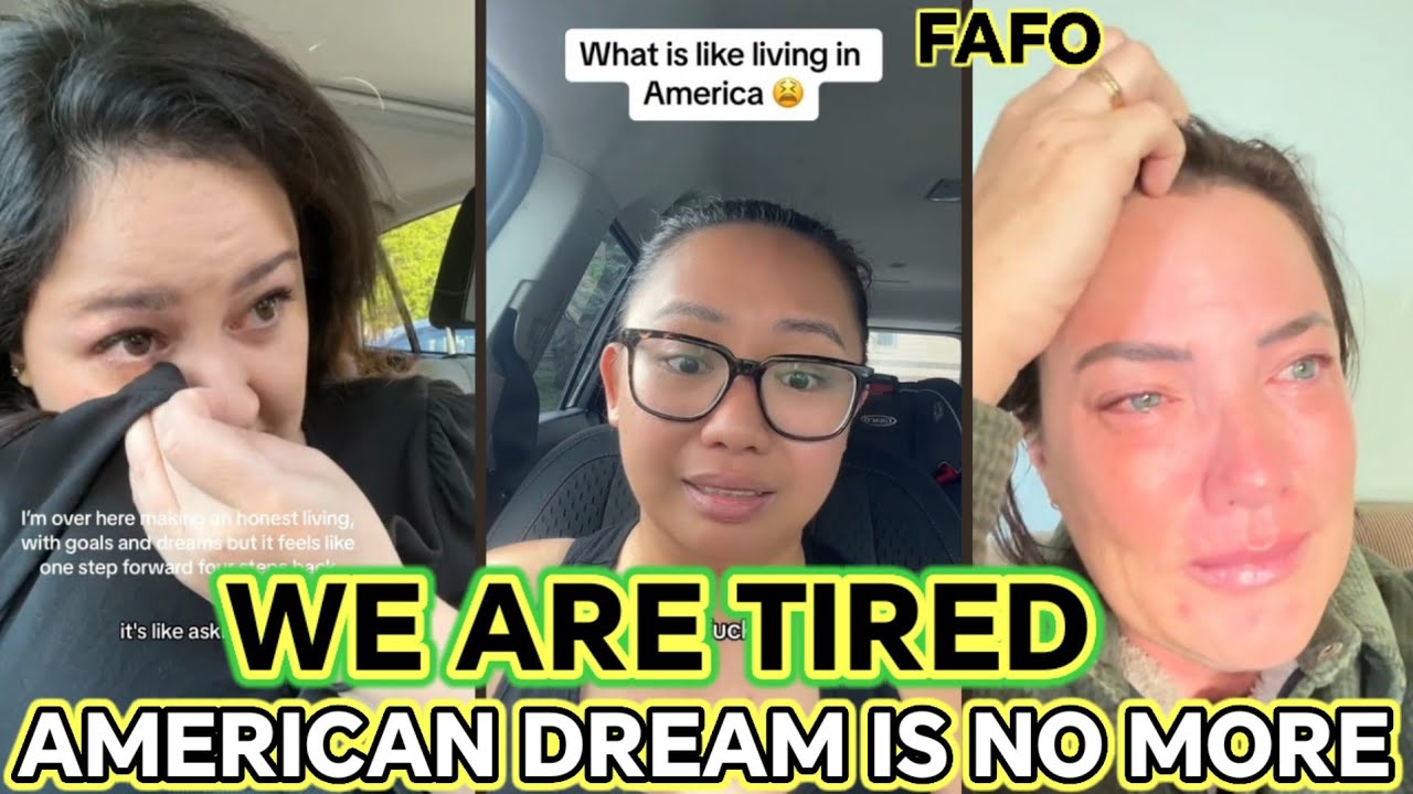 White People Breakdown In Tears Realizing Life In America Has No Future ! American Dream Is No More