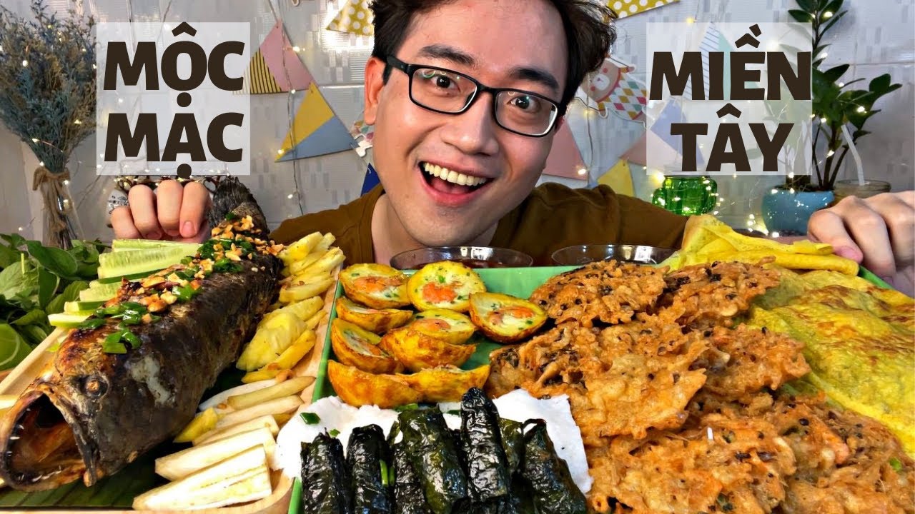 Ăn Cá Lóc Nướng + Tép Chiên Bột + Chả Ốc Cuộn Lá Lốt + Bánh Xèo + Bánh Khọt Đậm Đà Hương Vị Miền Tây