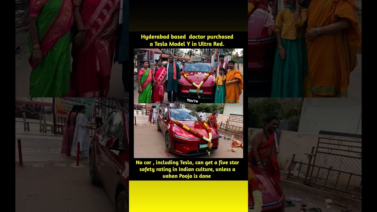 No car, including   culture unless a vahan pooja is done.&rdquo; #tesla #teslamodelyperformance #elonmusk