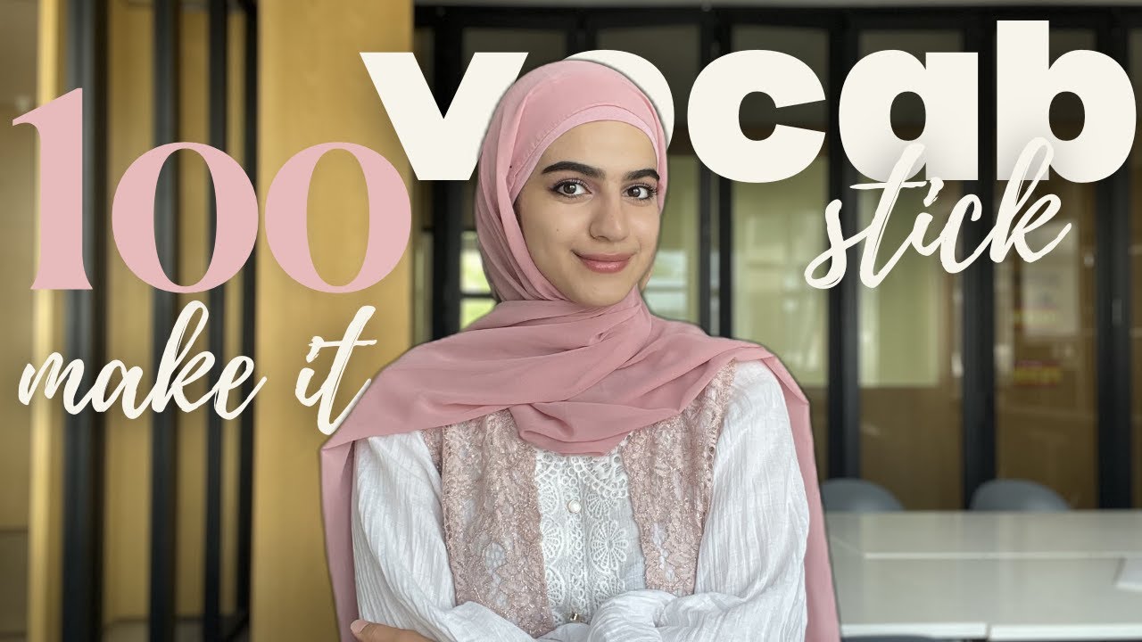 How I learn 100 new vocab a day! The vocab learning secret