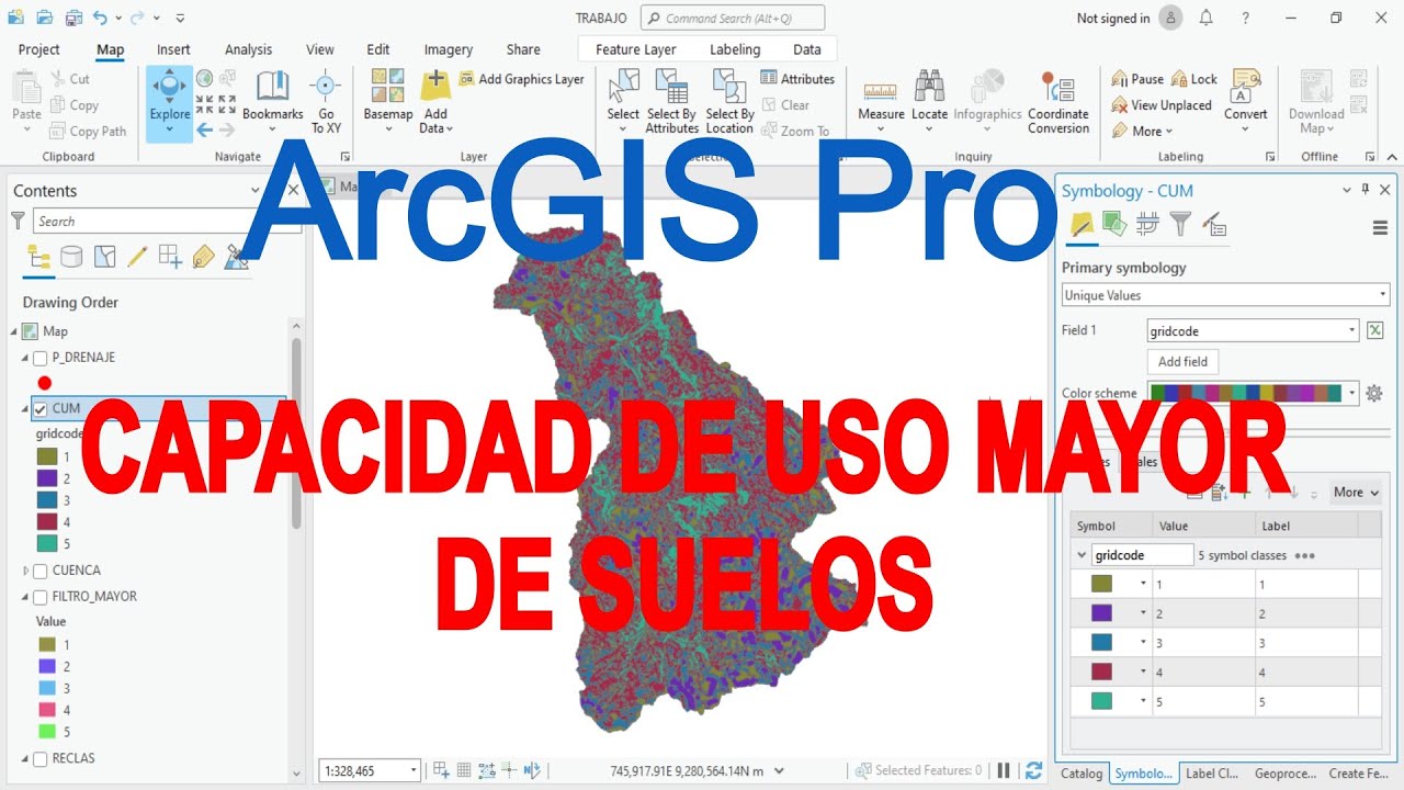 Crear Mapa de Capacidad de Uso Mayor de Suelos en ArcGIS Pro