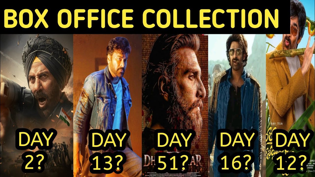 Border 2 Day 2 Collection, Dhurandhar, Mana Shankara Vara Prasad Garu Box Office Collection
