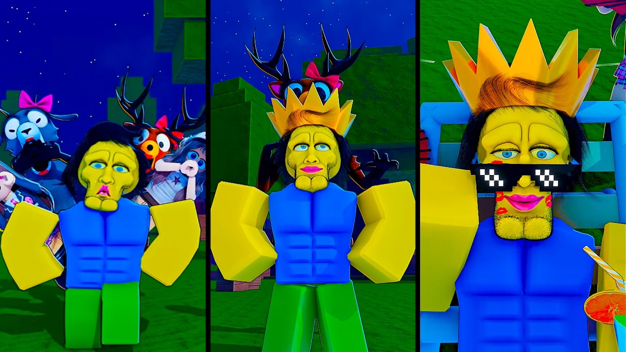 Noob hairy monster - Roblox Animation