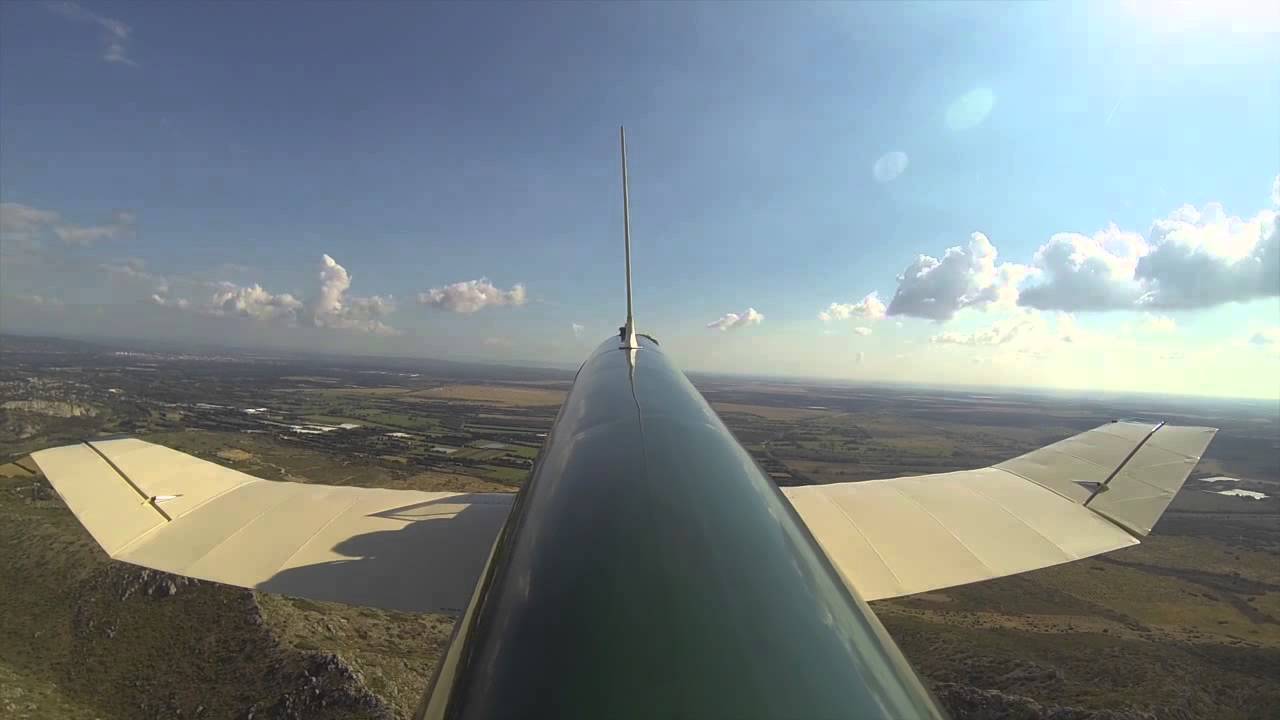 Flying the baby jodel over Provence