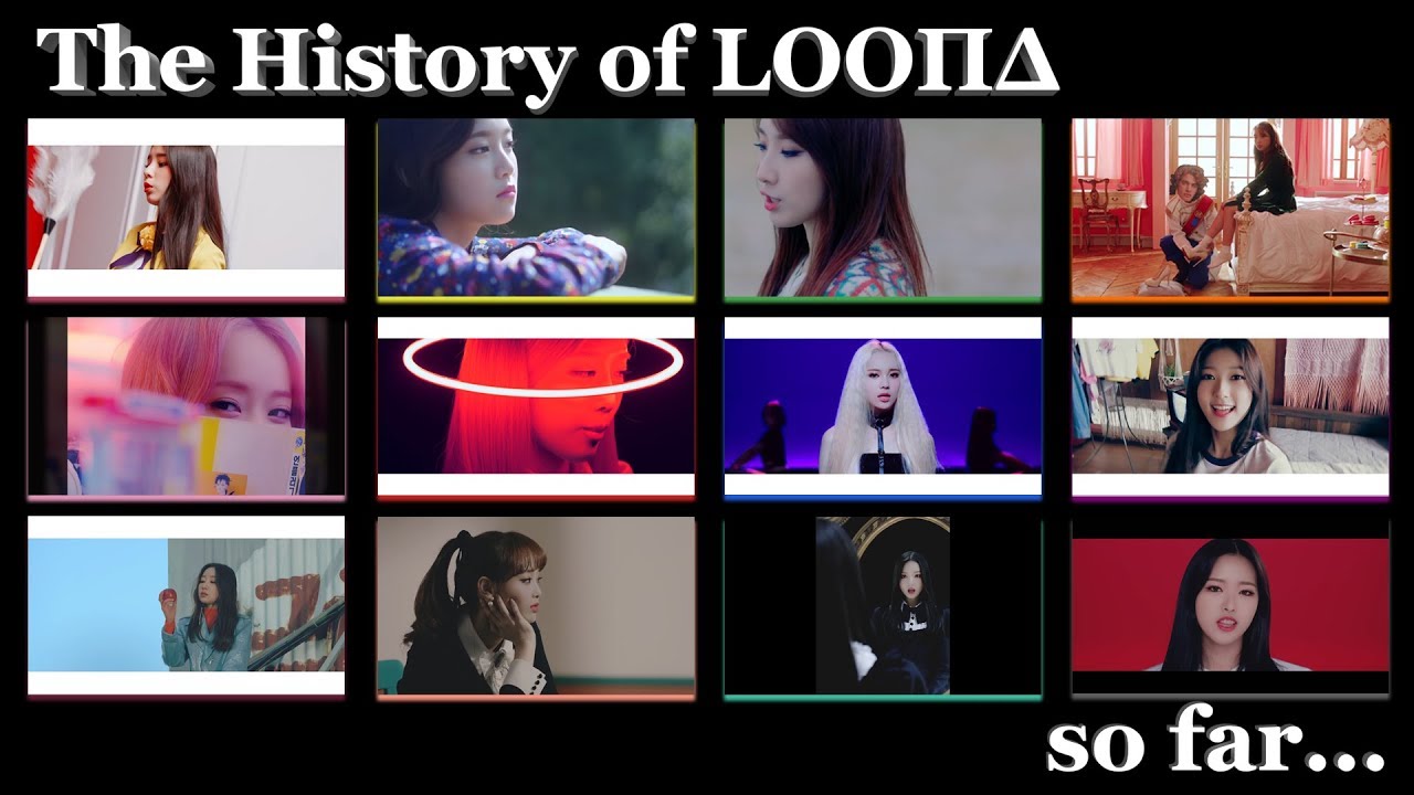 LOONA - The History of LOO&Pi;&Delta; - So far... (Until April 1st, 2018)
