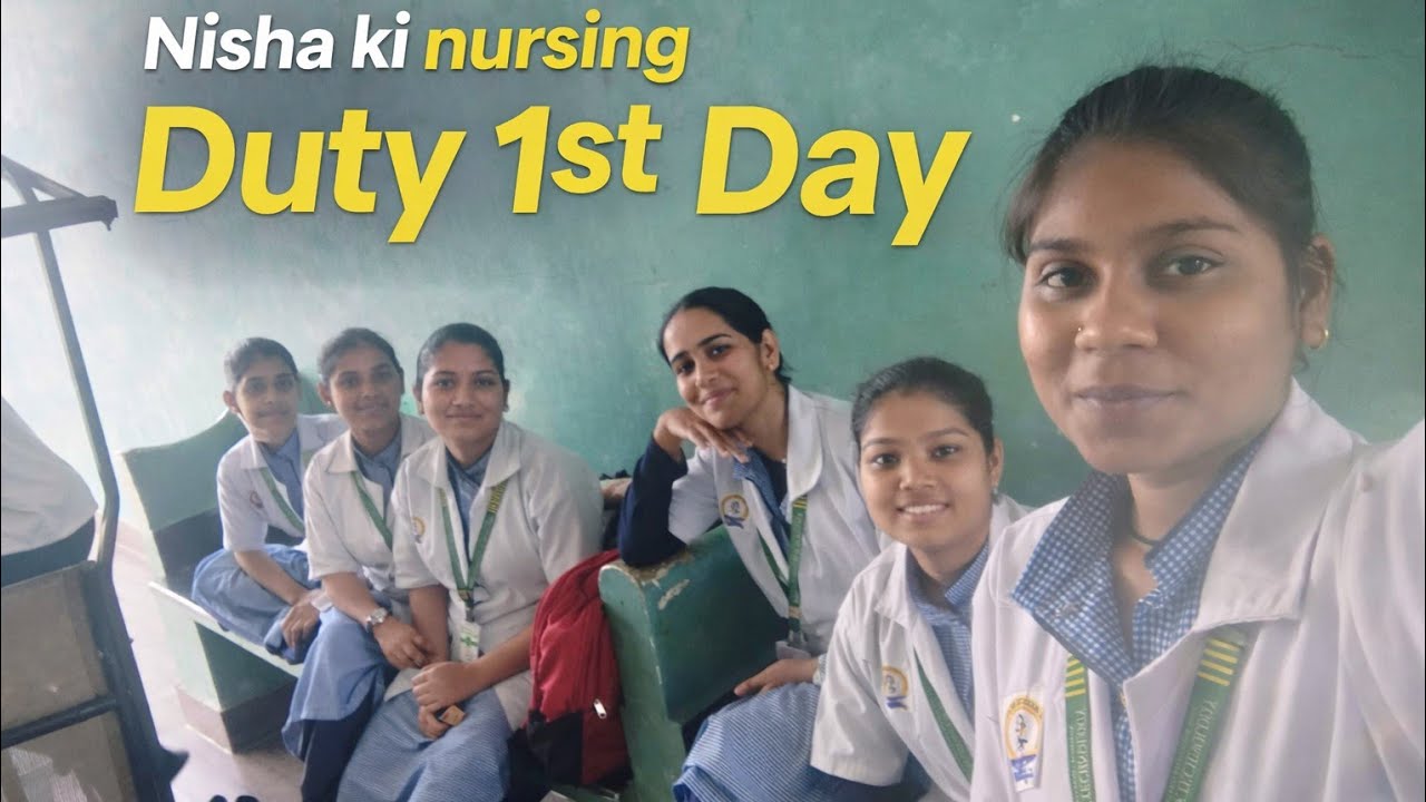 Duty first day ! IN NURSING STUDENTS #nursing #nurse #vlog #hospital #tretment #medical #medicos 