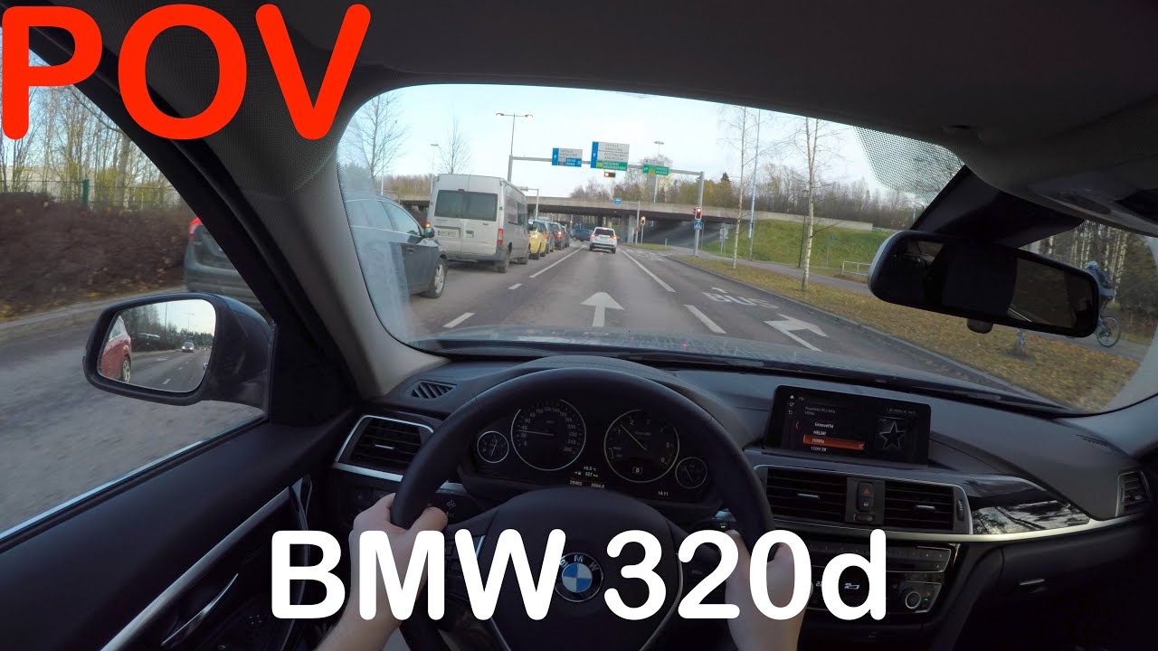 POV BMW 3 Series 320d Touring Autumn Day Drive + Quick Review - PointOfViewCars