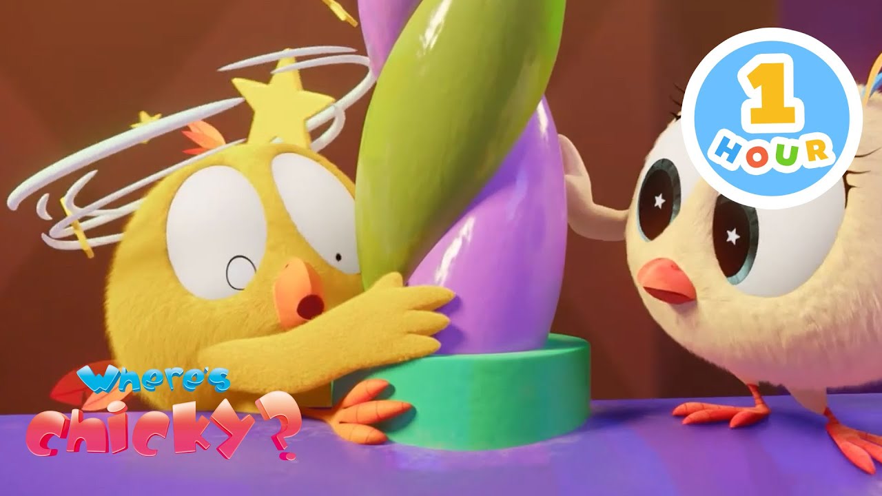 Dizzy on the carousel | Chicky's Playhouse | Kids Cartoons Collection