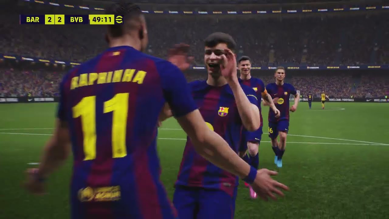 Nuevo estadio Spotify Camp Nou en eFootball | Barcelona vs Borussia Dortmund