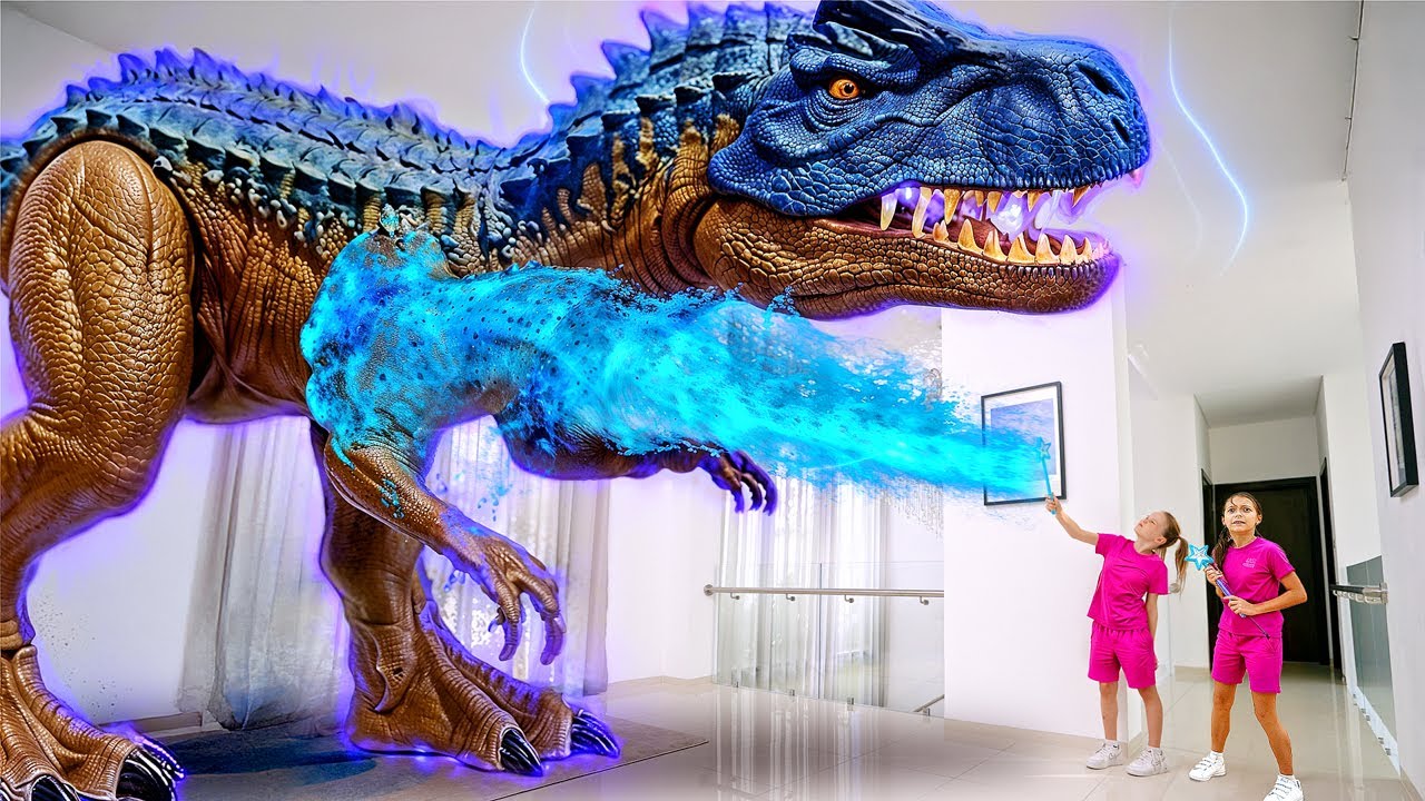 Avventura Magica con Dinosauri! | I Bambini Salveranno la Situazione!