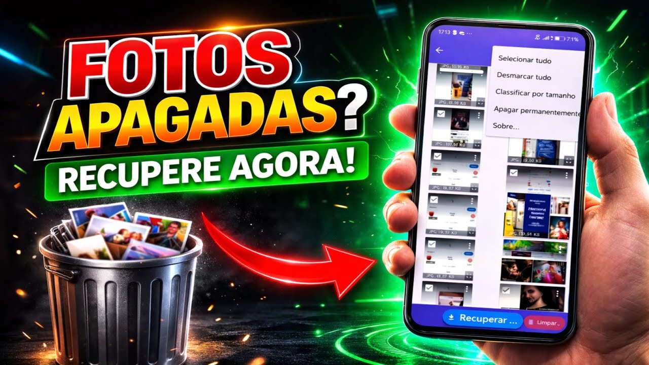 COMO RECUPERAR FOTOS E VÍDEOS APAGADOS DO CELULAR (NOVO MÉTODO 2026)