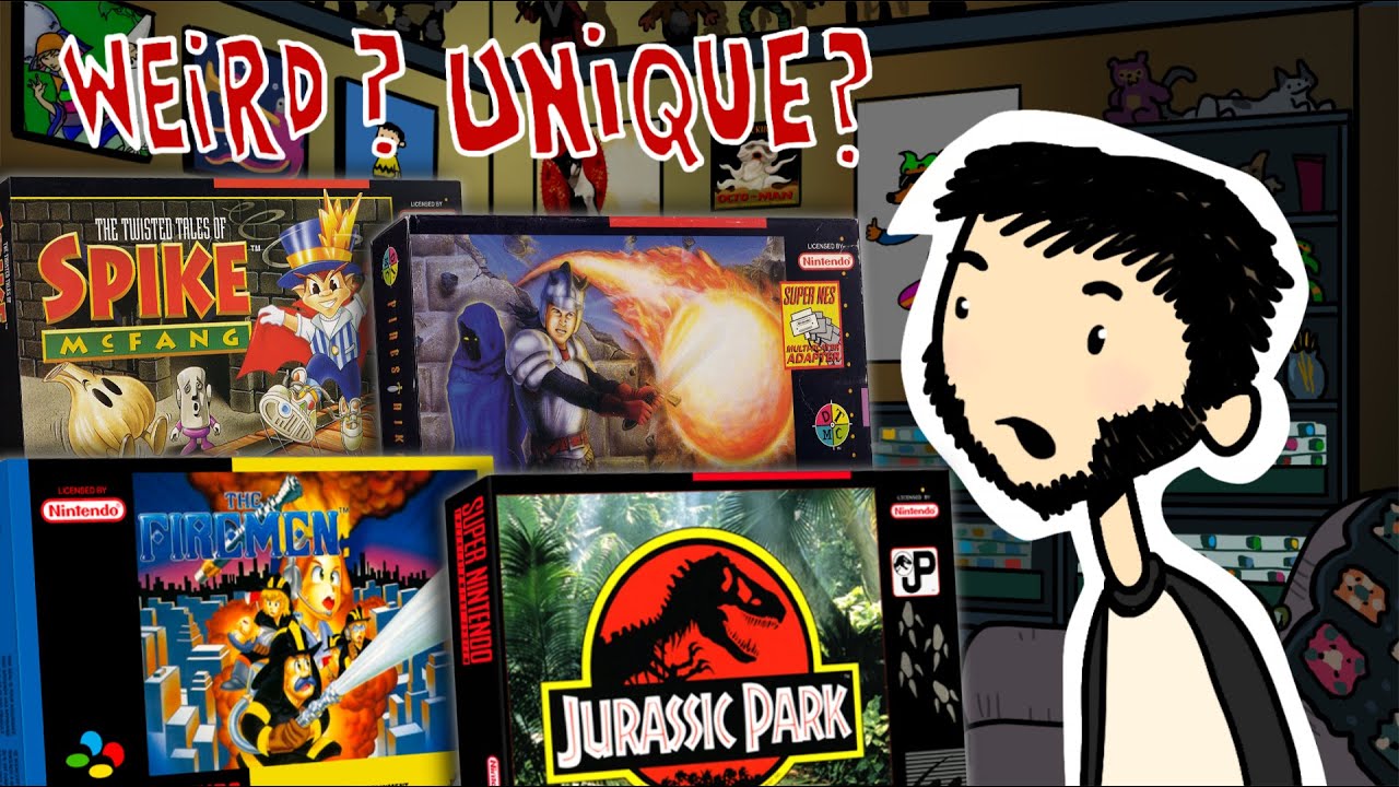 Unique and WEIRD Super NES Games!