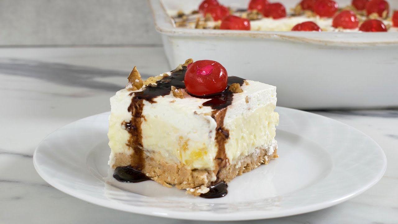 BANANA SPLIT  Kolač - ne peče se - bez jaja