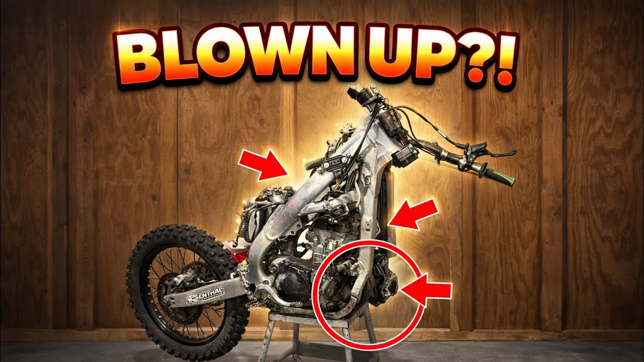 INSANE KX250 Dirtbike Rebuild | tearing down the bike