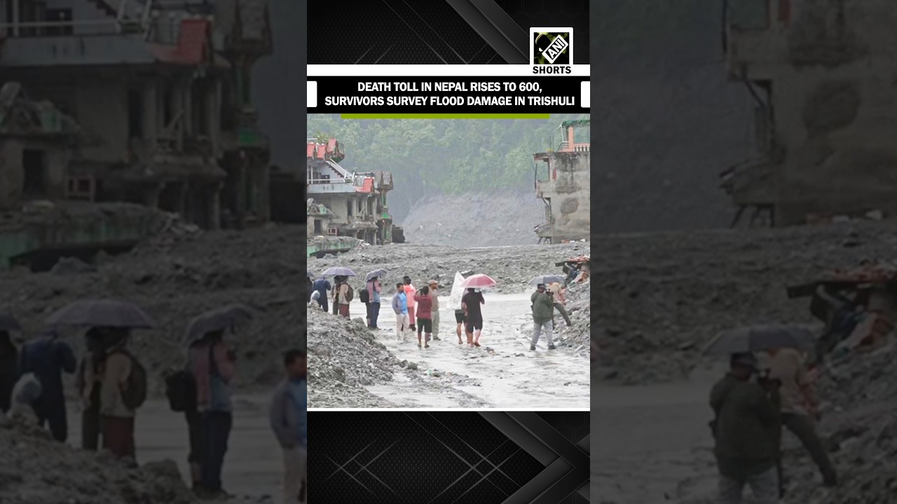 Nepal Floods: Survivors survey flood damage in Trishuli as death toll in Nepal rises to 600