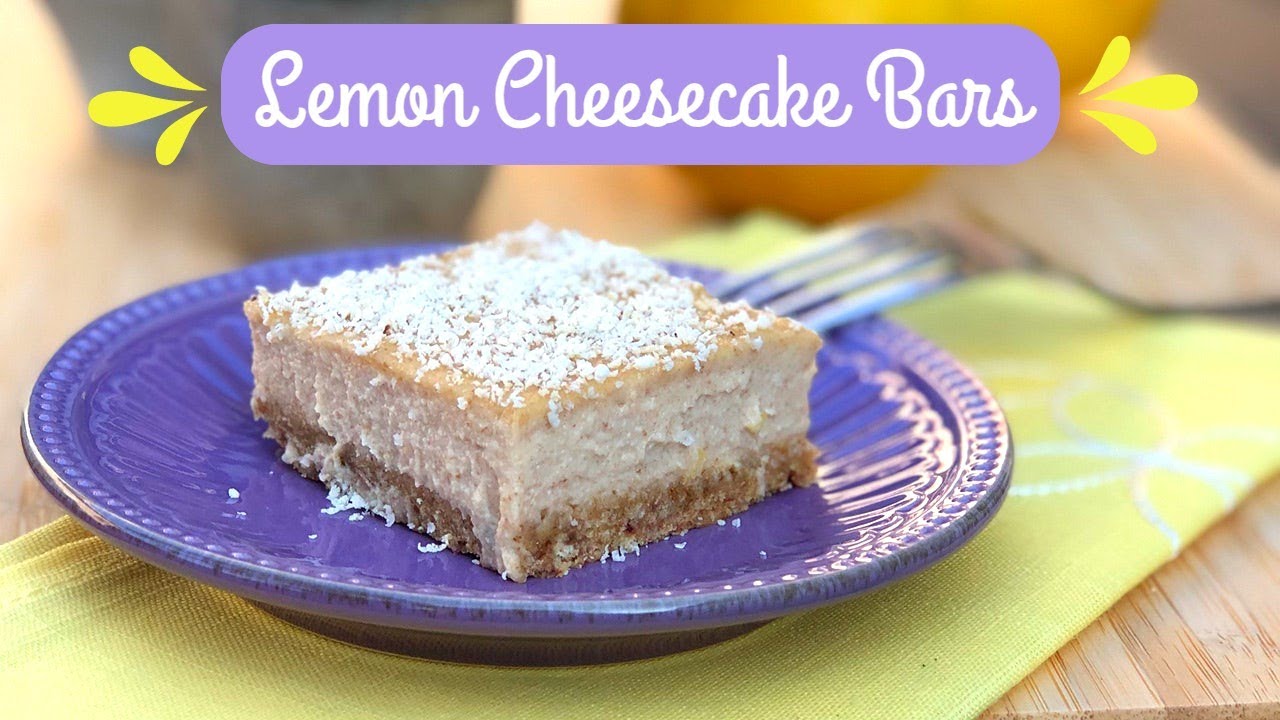 Lemon Cheesecake Bars | Cooking Demo
