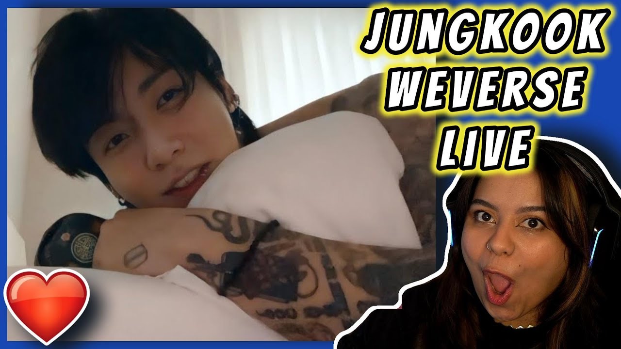 Jungkook weverse live | WHO ALLOWED THIS!? 🥵