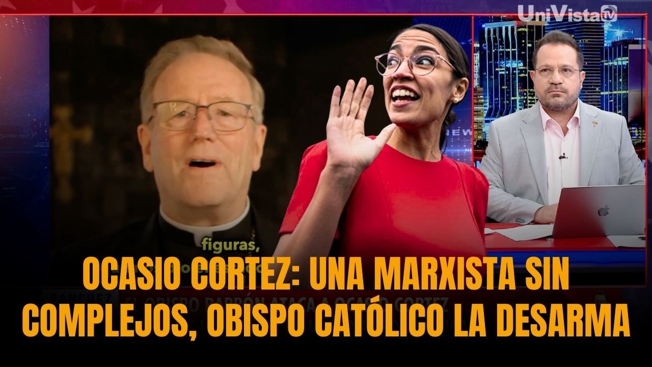 OCASIO CORTEZ: UNA MARXISTA SIN COMPLEJOS, OBISPO CATÓLICO LA DESARMA | Sánchez Grass en América