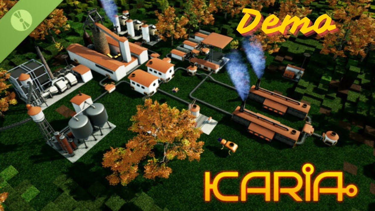 Icaria Demo Let&rsquo;s Play &ndash; Build & Automate a Robot Colony! | Sandbox Automation Base Builder Gameplay