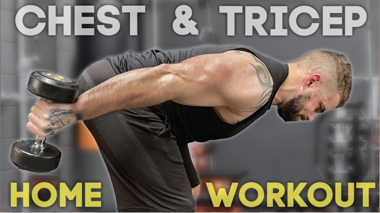 20 Min Upper Body Dumbbell Workout Targeting the Chest & Triceps