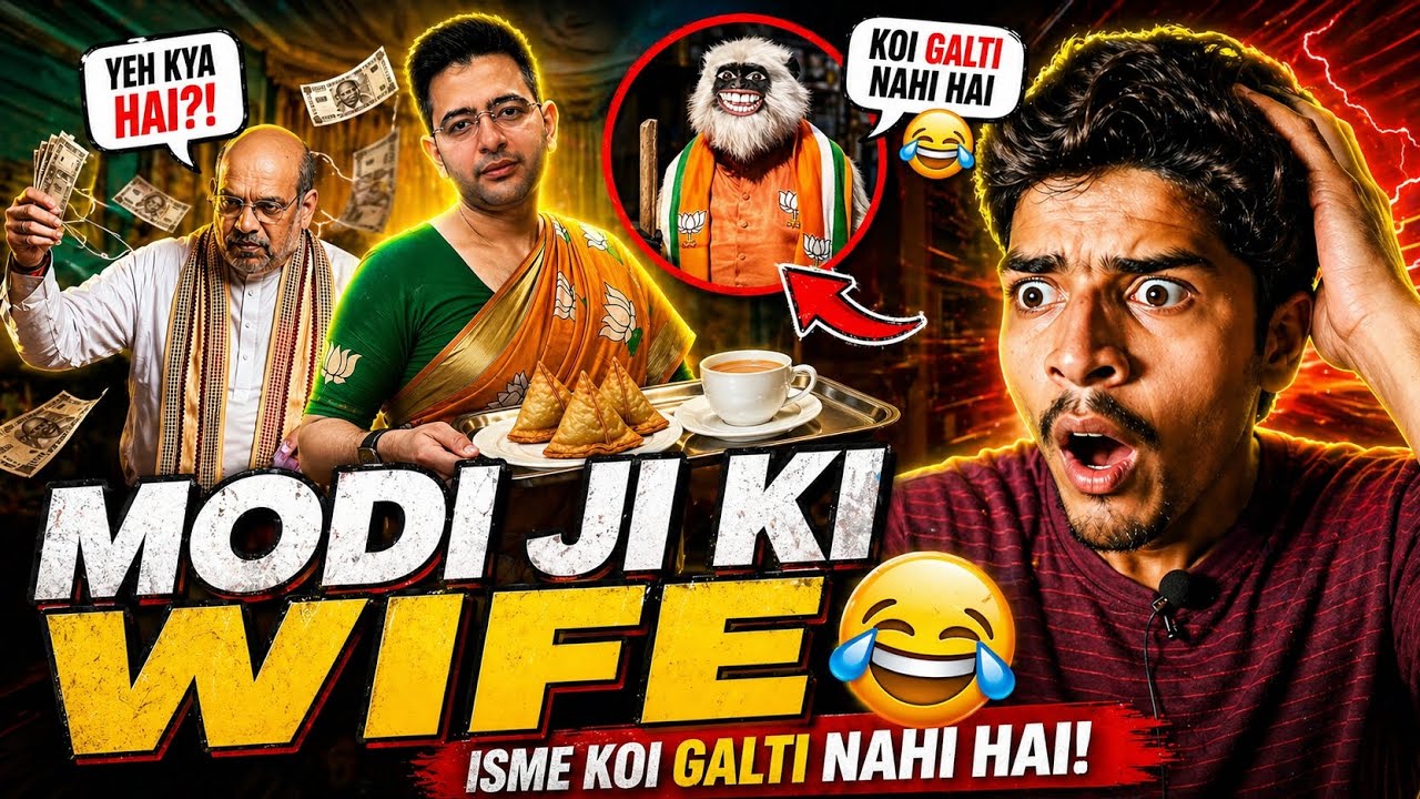 Modi Ji Ki Wife 😂 Raghav Chaddha! Funny comment 😂 Ec2m Reading 