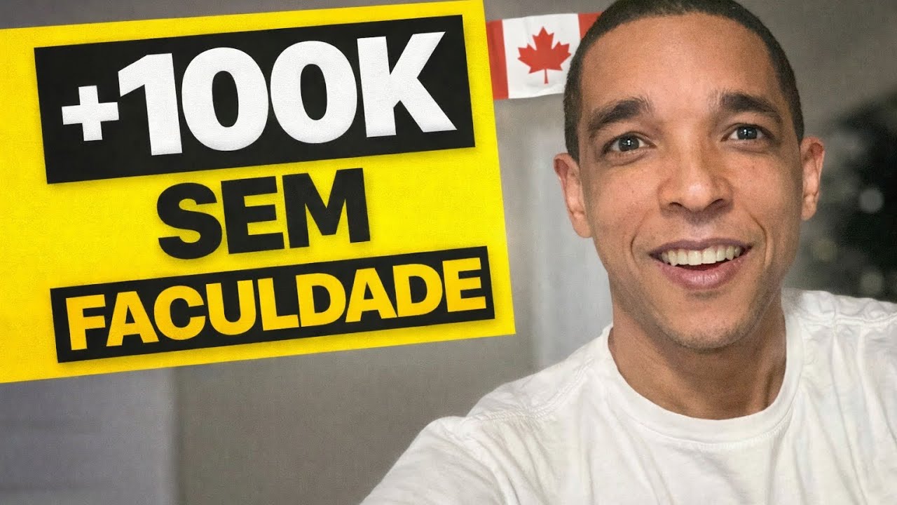 10 profissões no CANADA que pagam MAIS DE $100k sem faculdade cá