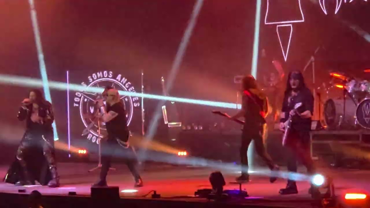 Ángeles del Infierno - Maldito sea tu nombre. Feat - Rafa Blas,  IX Valieri. Arena CDMX. 👍😎🎤🎸🥁🎼🎵🎶👿🇲🇽