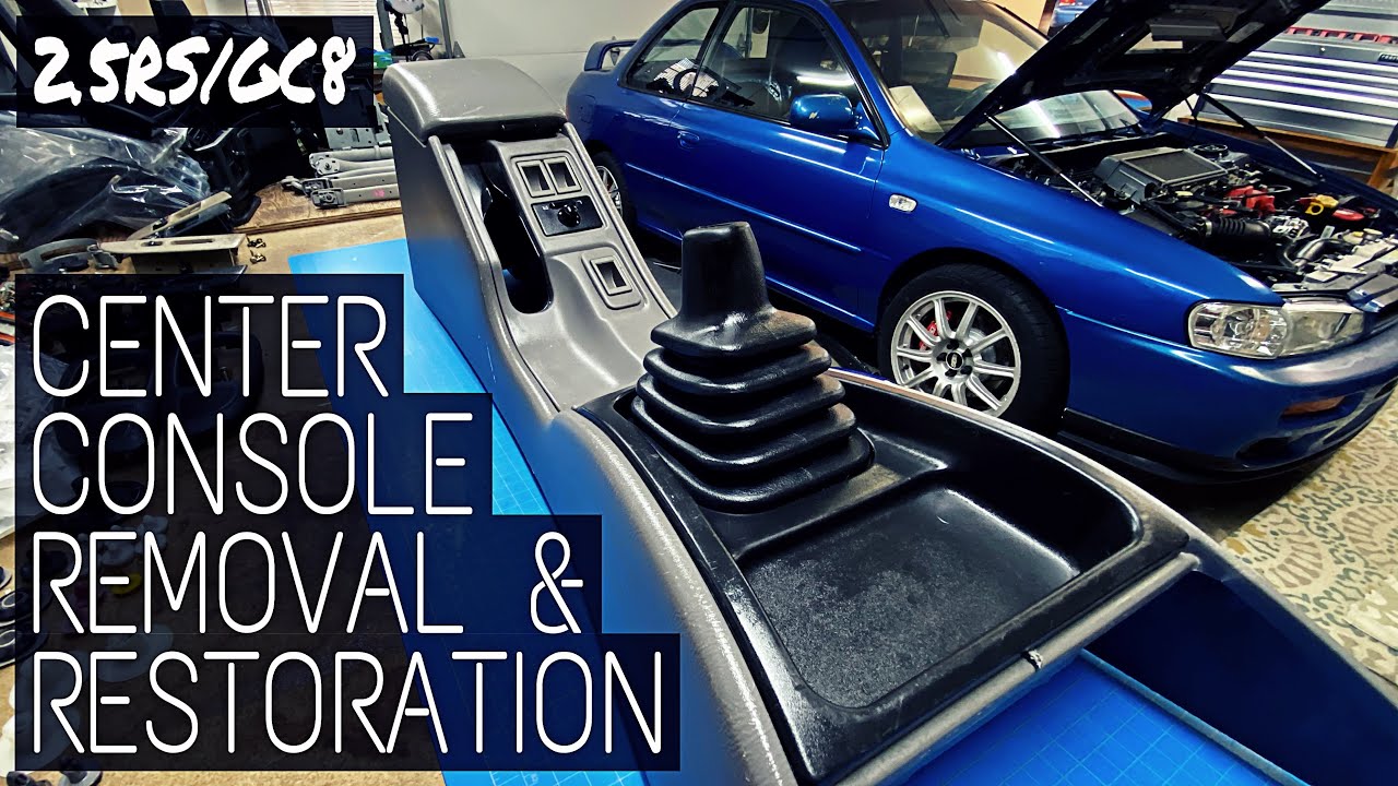 Junkyard GC8 Center Console Removal & Restoration