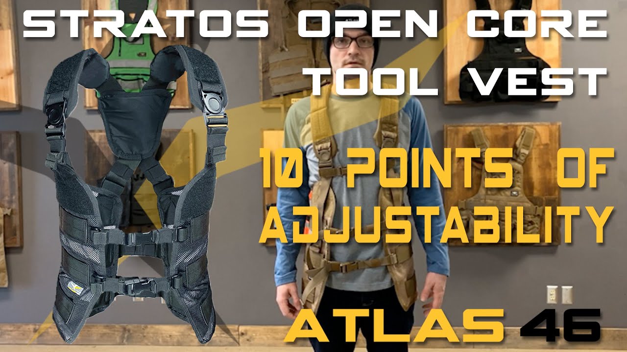The MOST Adjustable Work Vest Ever! How To Adjust The Stratos Tool Vest