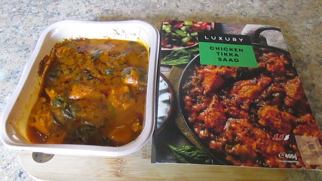 Chicken Tikka Saag - Iceland Luxury - £3.75p - Indian Food Review