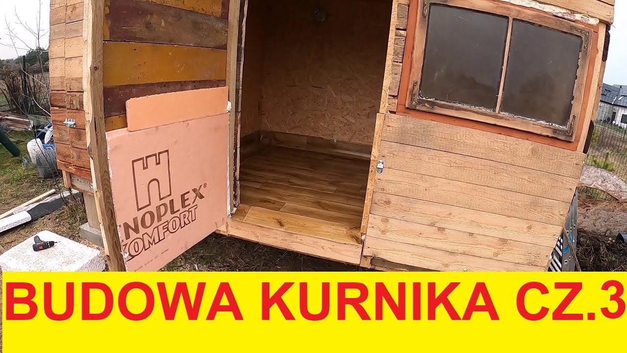 Nasze życie na wsi   Budowa kurnika cz  3