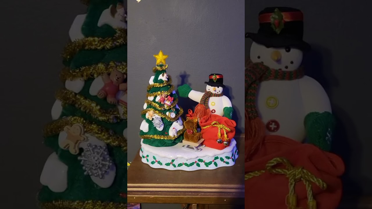Snowman christmas tree, Snowman countdown (goodwill finds) 