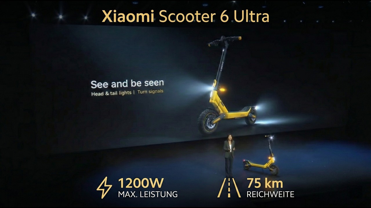 2026 Xiaomi Electric Scooter 6 Ultra LIVE-Weltpremiere