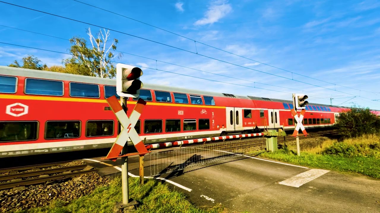 Bahnübergang zwischen Appelhülsen und Buldern bei Münster // Railroad Crossing // Spoorwegovergang