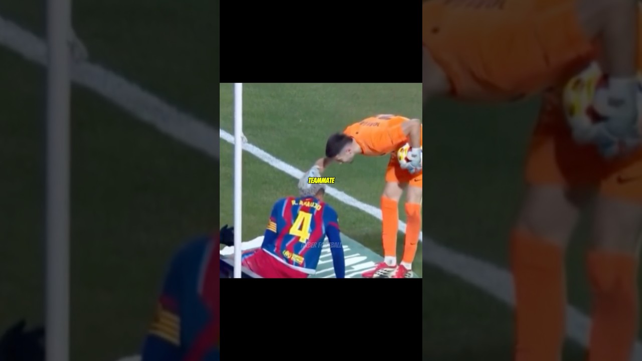 The Goalkeeper's Strange Action 😱🤯 #football #shorts