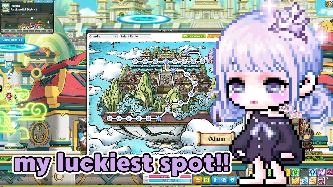 my luckiest spot | kronos | maplestory reboot gms
