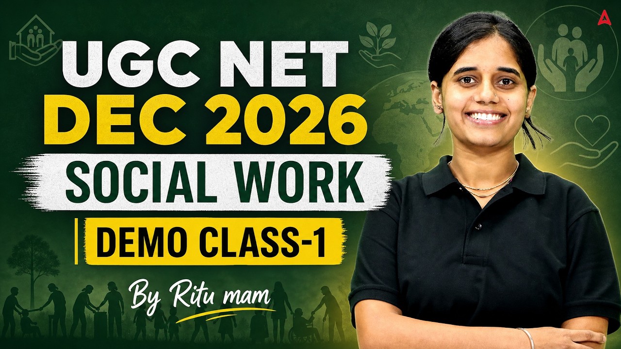 UGC NET Social Work | UGC NET Dec 2026 Social Work Demo Class 1 By Ritu Ma'am