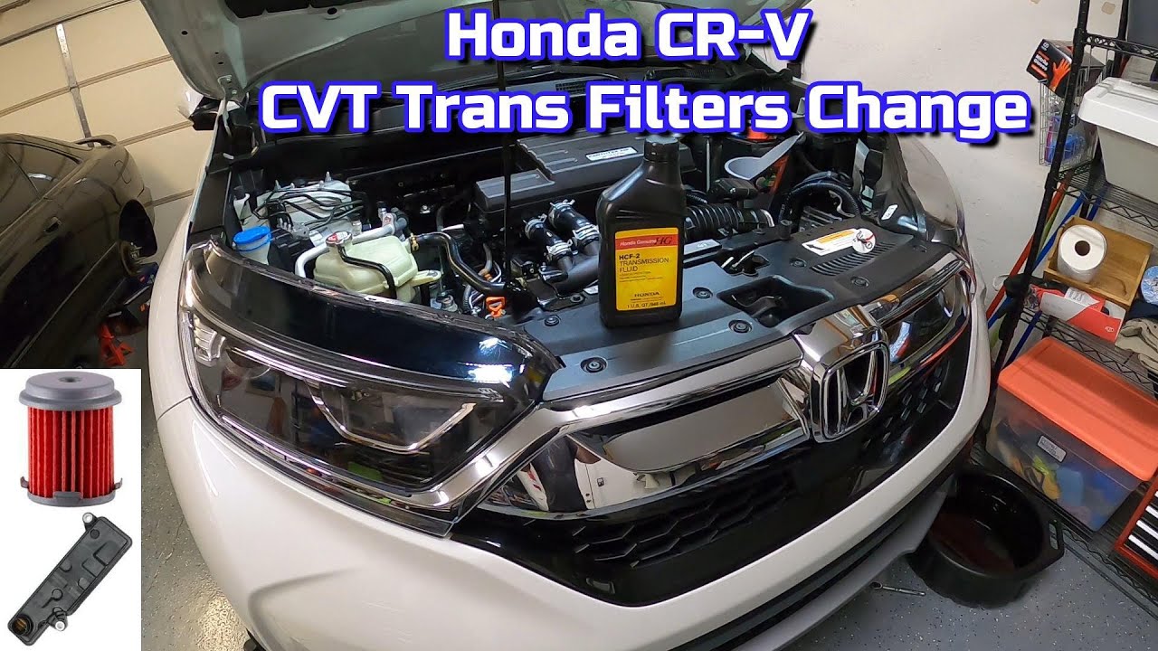 Honda CR-V 2017–2022 | Замена фильтров трансмиссии CVT