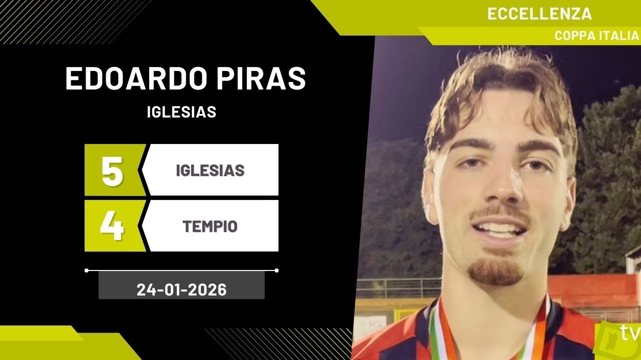 Edoardo Piras, centrocampista Iglesias 24 01 2026   Diario Sportivo