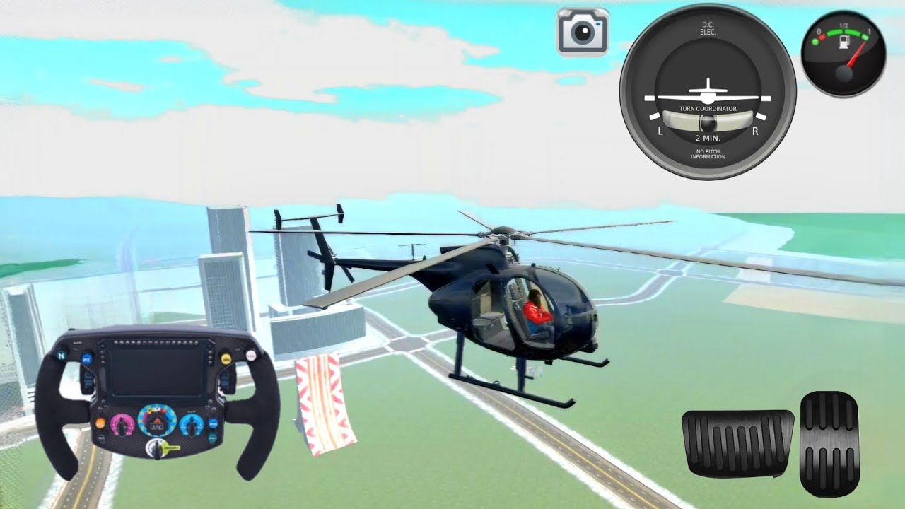 Explore Indian Cities Helicopter In Indian Bike Driving 3D