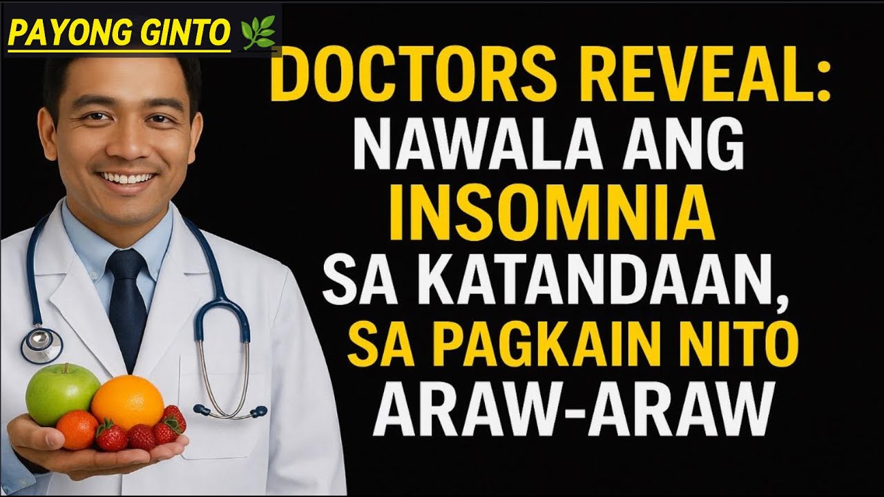 ❗5 Pagkaing Natural na Nakakatanggal ng Insomnia sa mga Senior at Nakapagpabuti ng Kalidad ng Tulog!