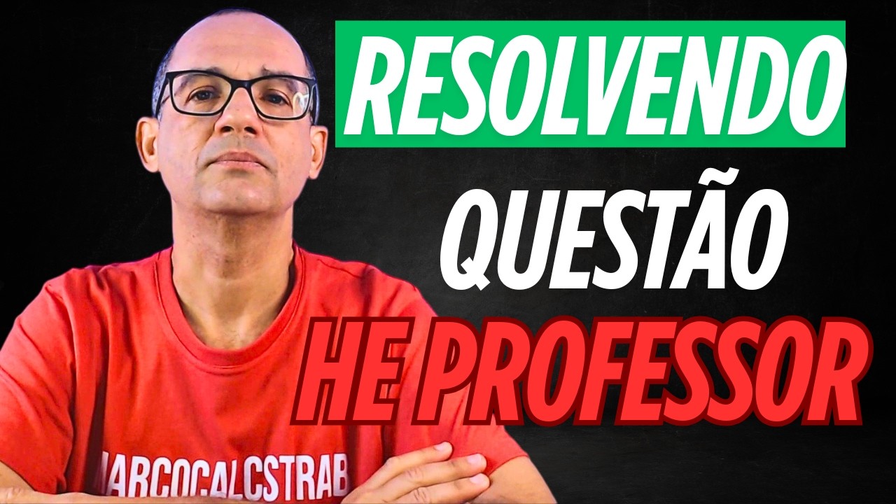 RESOLVENDO QUESTÃO SOBRE HORAS EXTRAS E RSR DE PROFESSOR HORISTA