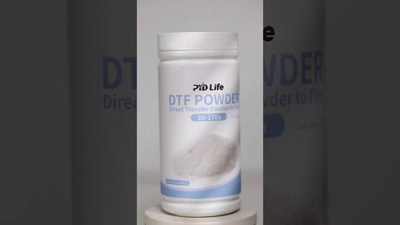 DTF powder white is suitable for All color fabric heat transfer printing #pydlife #dtfprinter