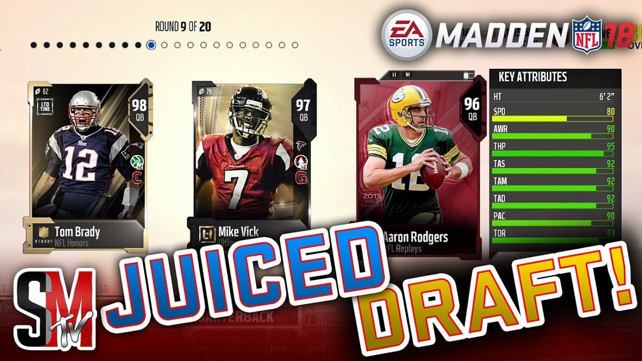 JUICED MUT DRAFTS! Best Drafts Ever! Madden NFL 18 MUT Draft Gameplay