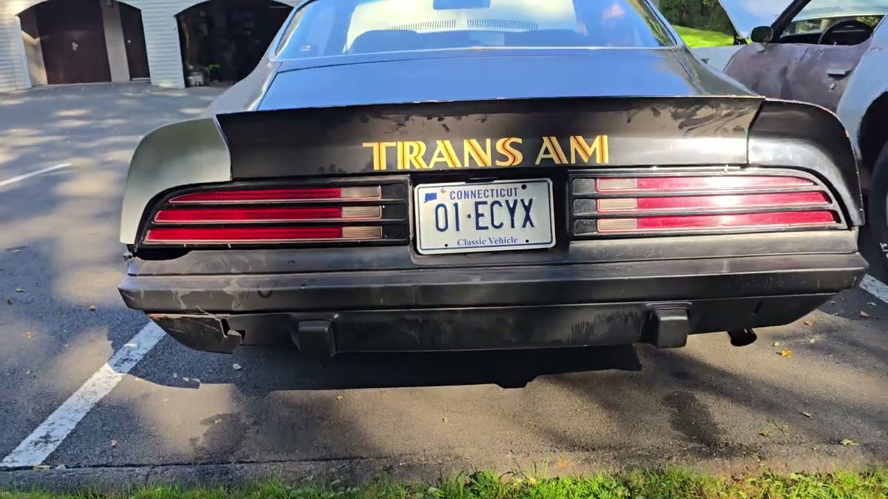1974 Pontiac Trans Am. BlackBird 455 4spd and The Rusty Bird..400 4spd..BLACKBIRD Update 