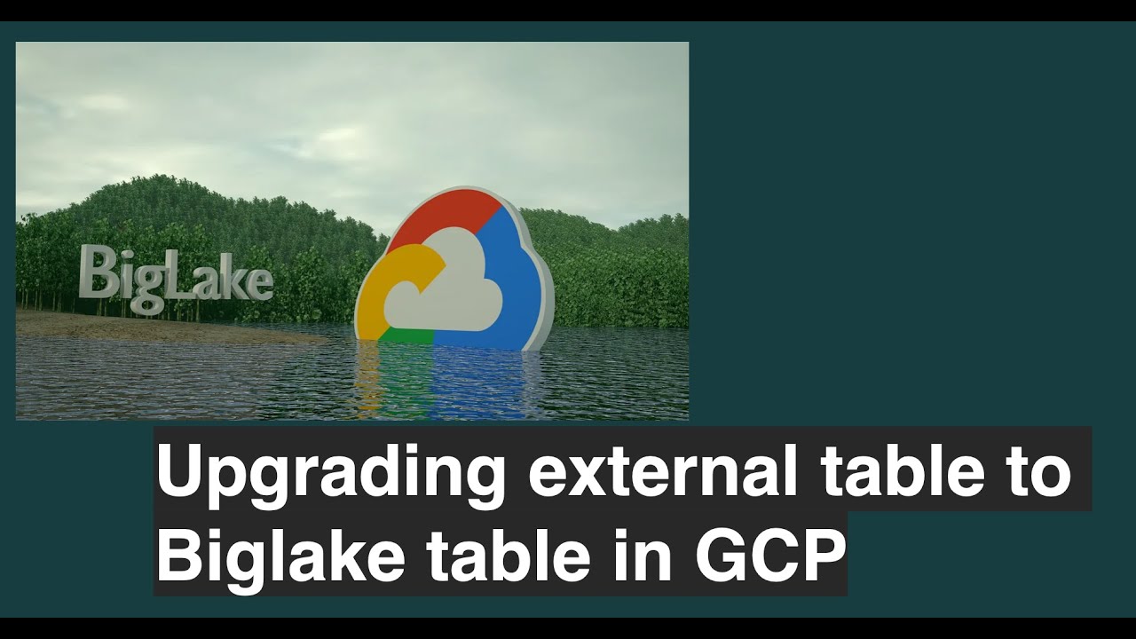 Upgrading external table to Biglake table in GCP