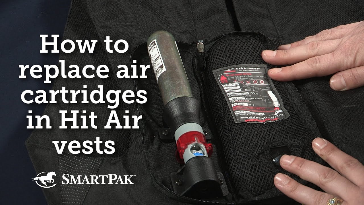 How to replace air cartridges in Hit Air vests
