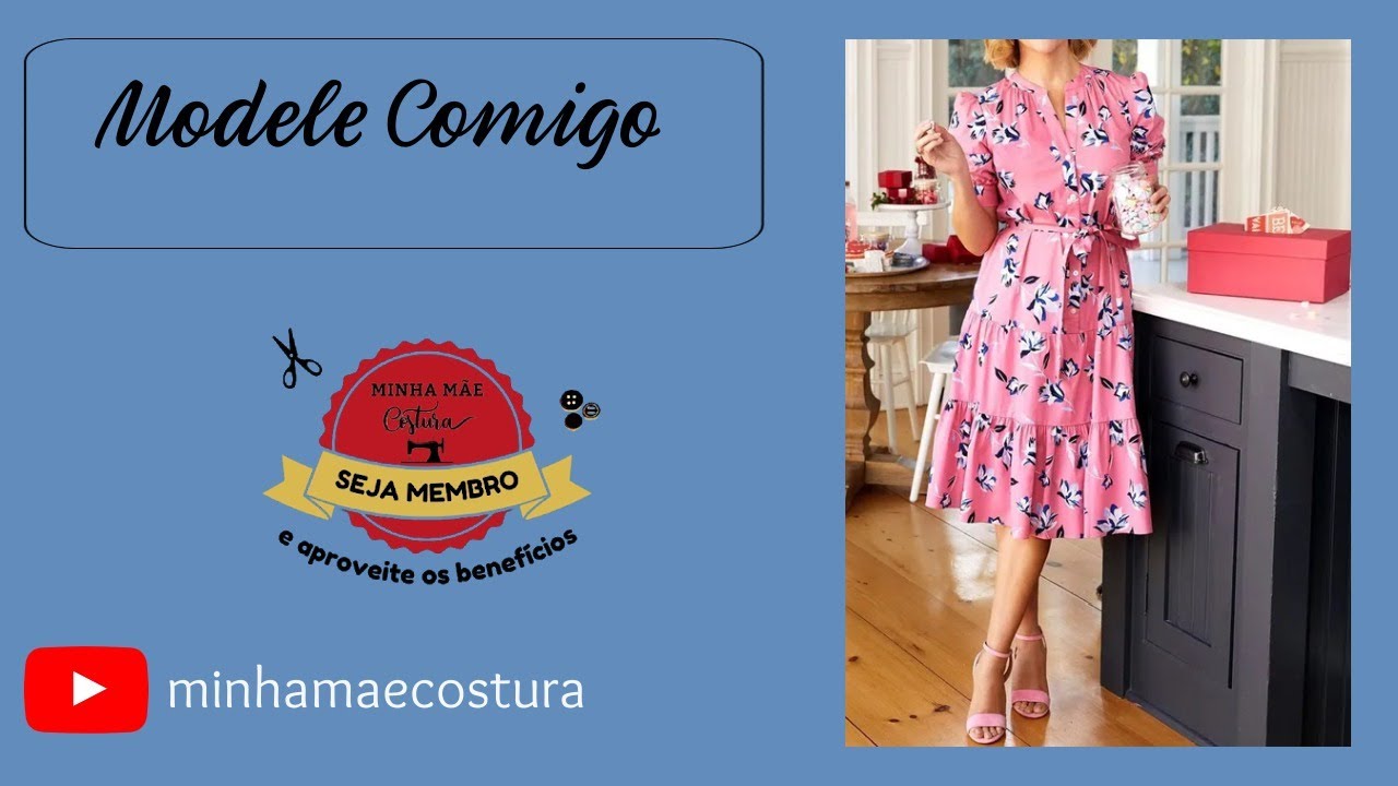 VESTIDO COM GOLA PADRE