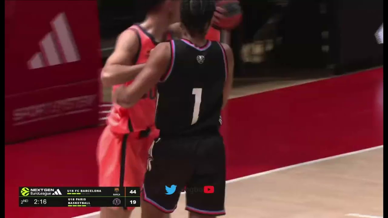 🇫🇷 Enilce Mabaka (2010 | 6’3 Guard) 13 PTS vs Barcelona | ANGT U18 Highlights
