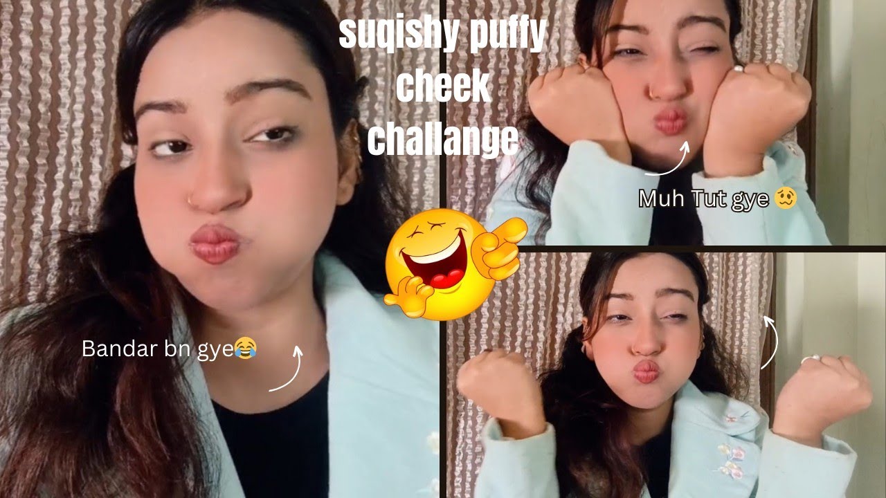 most requested Suqishy puffy cheek challange🥴😡 | @rabiyaglow #viral #challenge